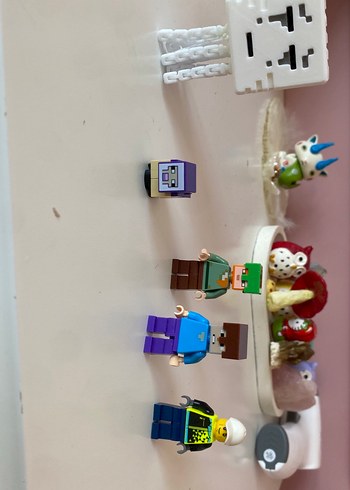 Çok Renkli Mini Minecraft Aksiyon Figür Seti