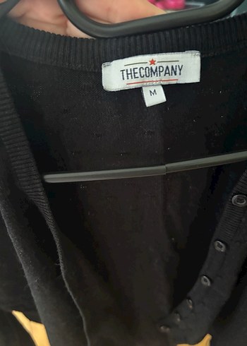 Düğmeli Siyah Kadın Hırka - Görsel 2