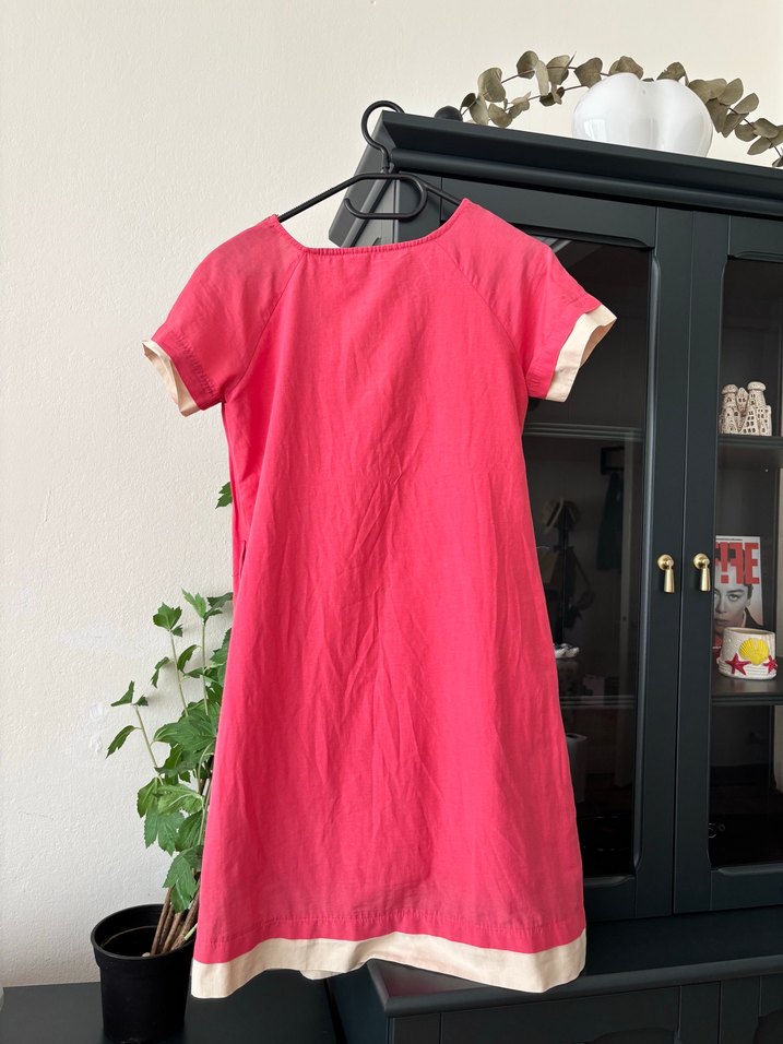 Pembe Midi Casual Kadın Elbise - Görsel 3