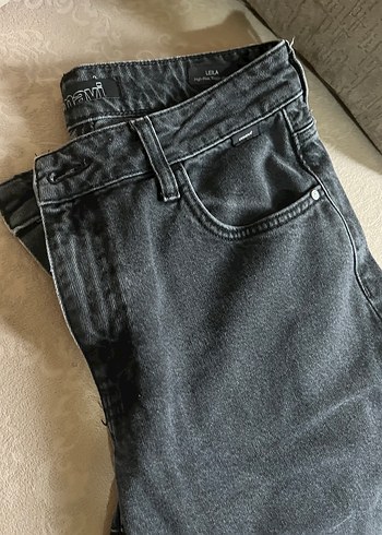 Gri kot pantolon
