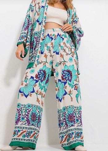 Kadın Kimono Pantolon takım