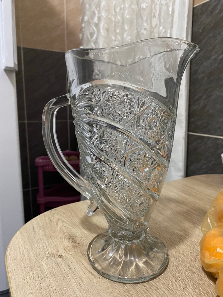 Desenli Cam Sürahi - Görsel 2