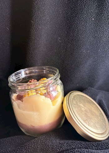 Tasarımcı Pastel Renkli Kavanoz Mum