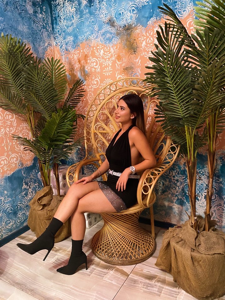 Siyah taşlı Mini Gotik etek üst ayrı - Görsel 3