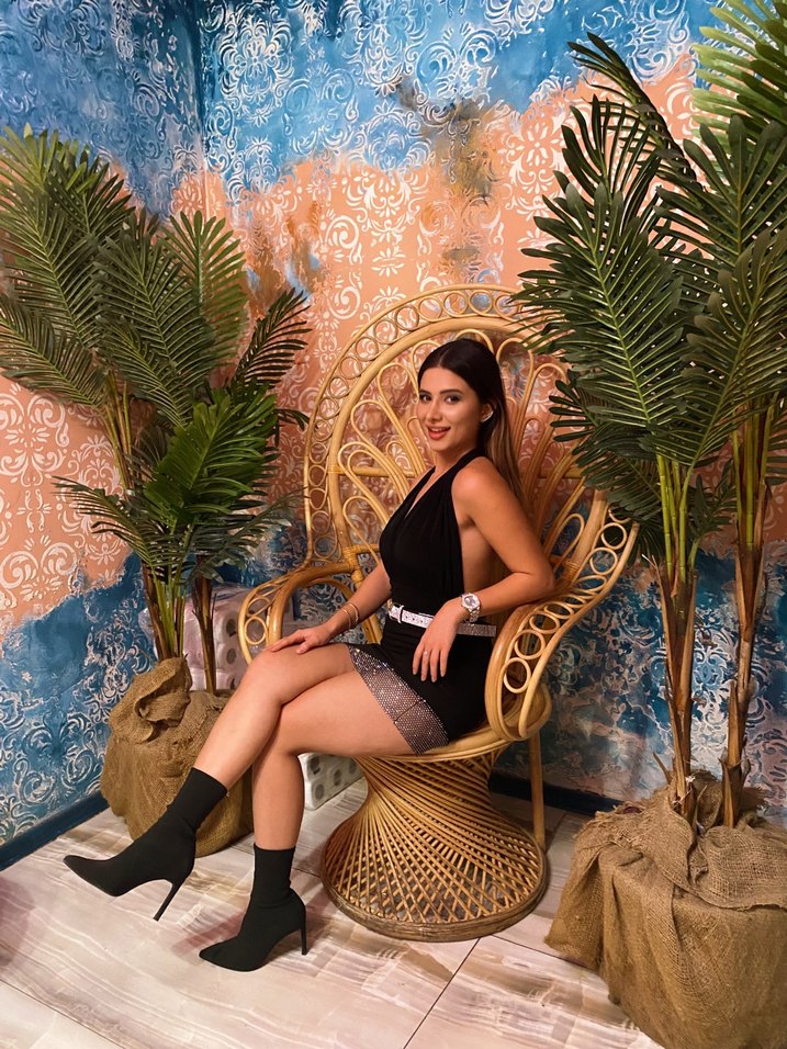 Siyah taşlı Mini Gotik etek üst ayrı - Görsel 2