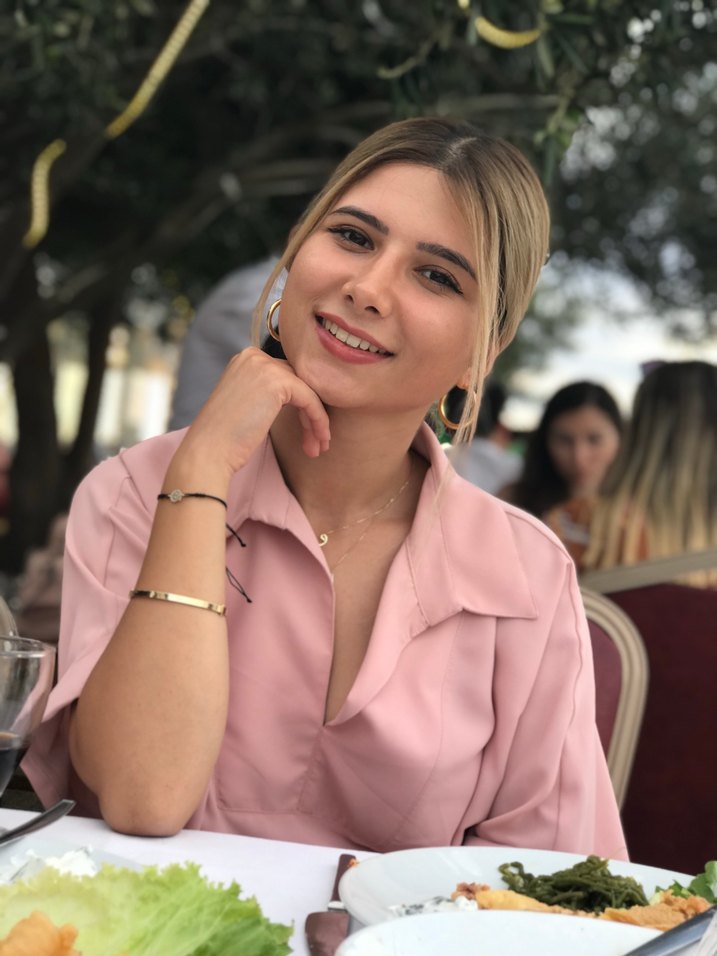 Kadın salaş kısa kol bluz - Görsel 3