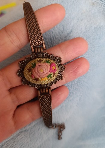 Nakışlı Vintage Dantel Bileklik