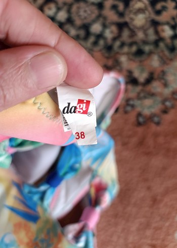 38 Beden çeşitli Renk Bohem Tarzı Renkli Kısa Mayo