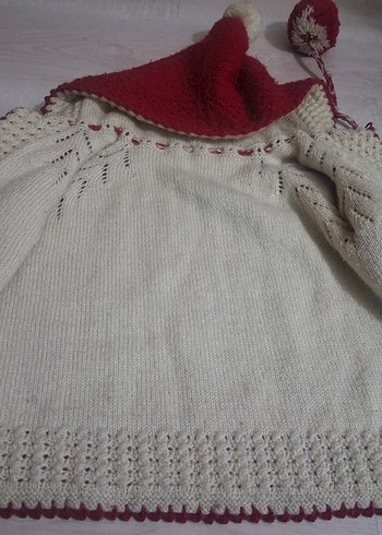 Kapüşonlu Örgü Hırka 2 kere kulandık - Görsel 5