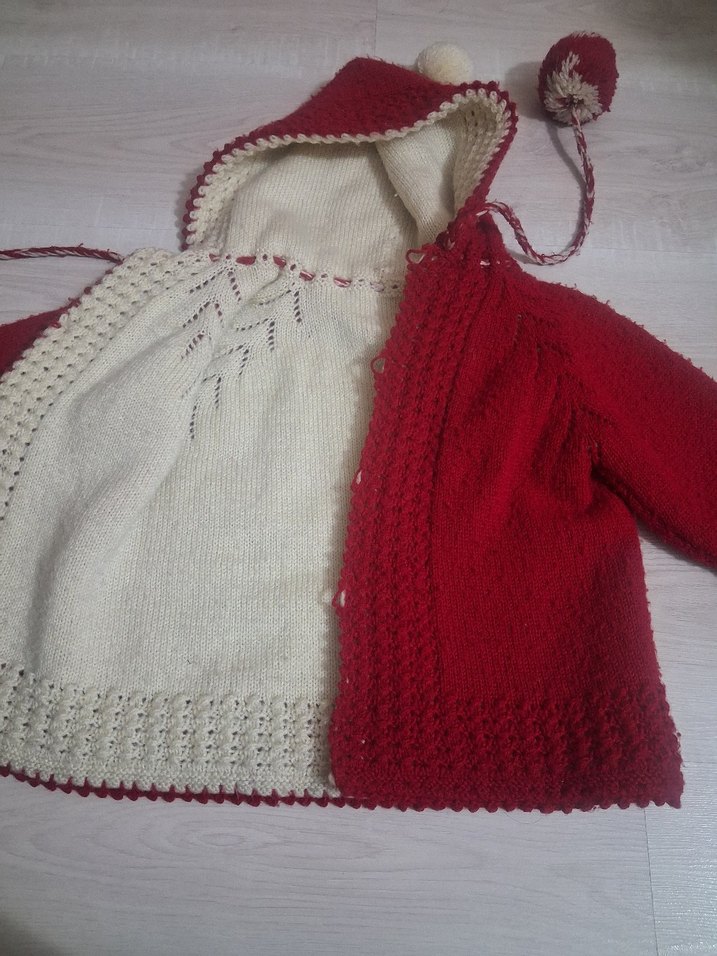 Kapüşonlu Örgü Hırka 2 kere kulandık - Görsel 3