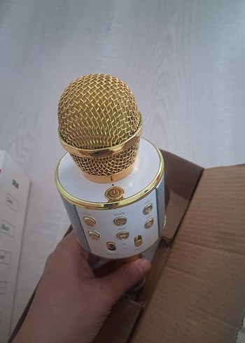 Beyaz Kablosuz Mikrofon WS-858 - Görsel 6