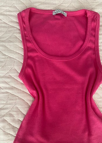 xs Beden Pembe Mini Kolsuz Atlet
