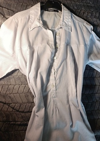 whimsy vintage grunge y2k acik mavi drapeli gomlek adil isik - Görsel 4