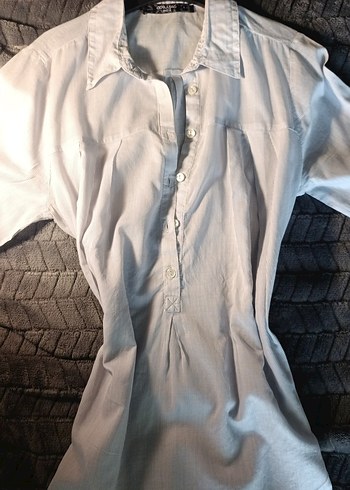 whimsy vintage grunge y2k acik mavi drapeli gomlek adil isik - Görsel 2