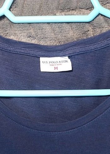 parlak isiltili pul desenli us polo assn bluz vintage y2k - Görsel 5