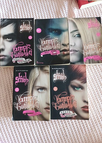 L.J. Smith Vampir Günlükleri Seti 5 Kitap