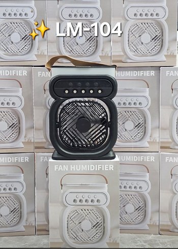 LM-104 Siyah Sulu Fan Nemlendirici