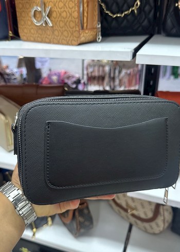 Calvin Klein Calvin Klein Gri Deri Çapraz Çanta