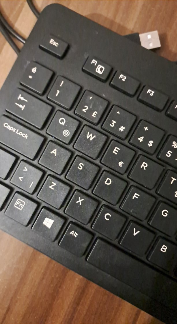 HP Kablolu Siyah Klavye - Görsel 3