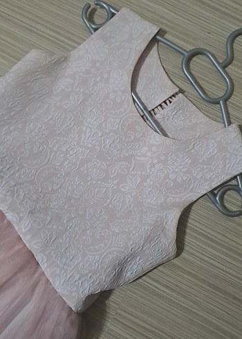 Diğer Kız Çocuk Pembe Fiyonklu elbise