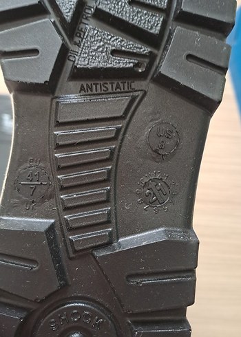 41 Beden Erkek Siyah Diz Boyu Kauçuk Bot