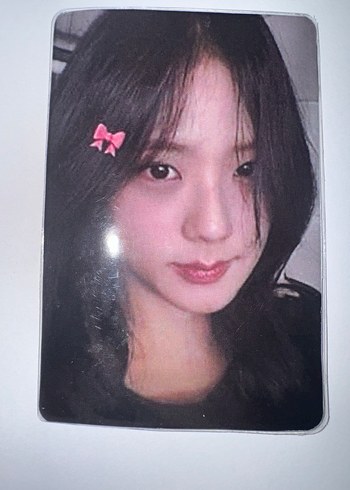 Beden pembe Renk Hem jisoo hemde lisanın fotokartı çok tatlu