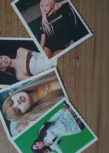 blackpink jump arkalı önlü photocards