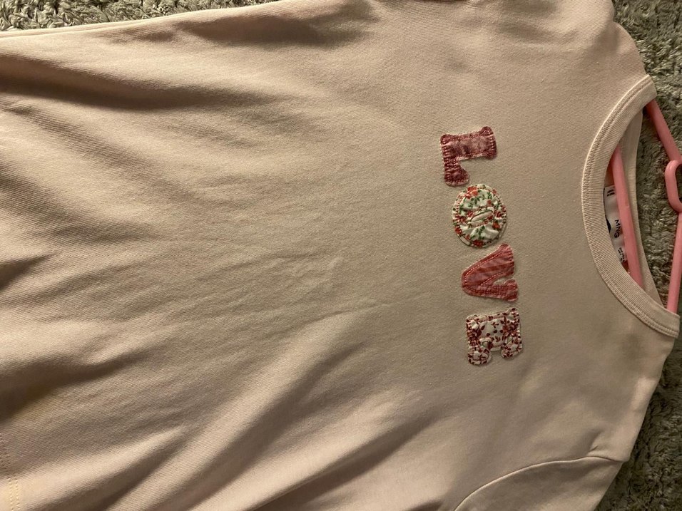 Kız Çocuk Pembe Kısa Kollu Baskılı Tişört - Görsel 4