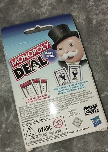 Monopoly Deal Kart Oyunu - Hızlı ve Eğlenceli