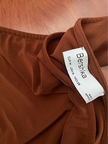 Bershka Kahverengi elbise bershka