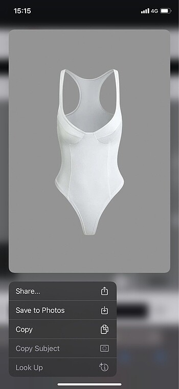 Micas bodysuit beyaz