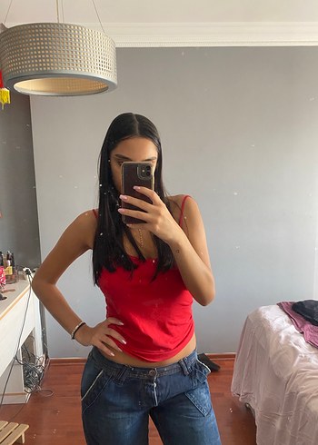 Vintage Love Kot Pantolon Düşük Bel
