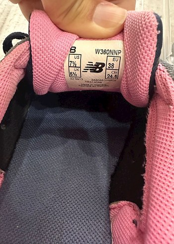 38 Beden New Balance Kadın Lacivert Spor Ayakkabı