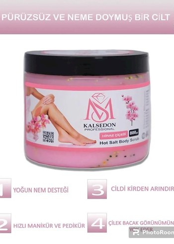 Kalsedon Sıcak Tuz Vücut Scrub'u - Görsel 2