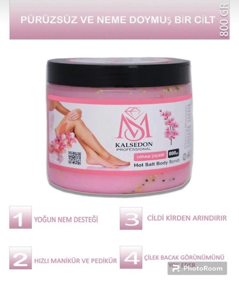 Kalsedon Sıcak Tuz Vücut Scrub'u - Görsel 2