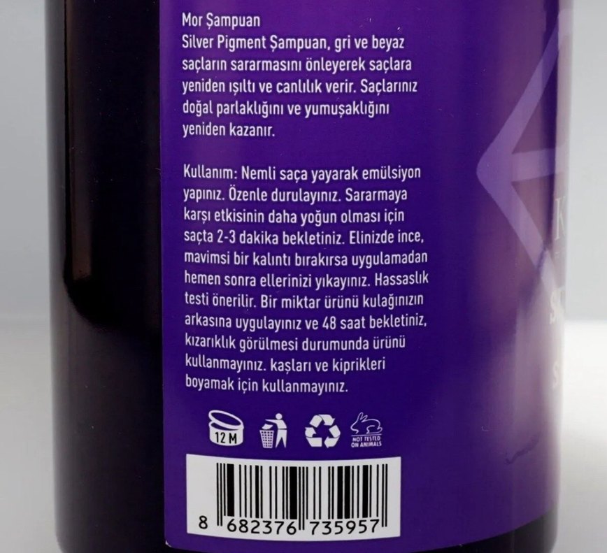 Kalsedon Silverpigment Şampuan 550ml - Görsel 2