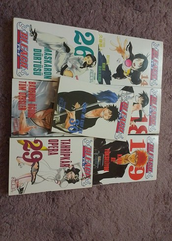 Bleach Manga Ciltleri 14,18,19,26,28,29,30