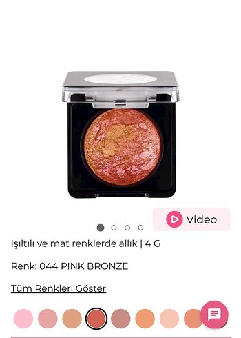 Beden Renk Flormar Koyu Pembe Allık
