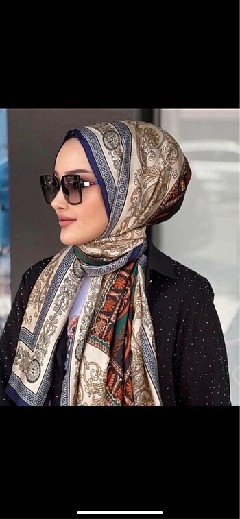 Versace Versace lüks çift taraflı şal