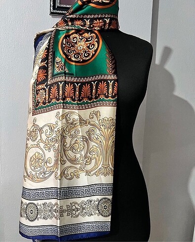 Versace lüks çift taraflı şal