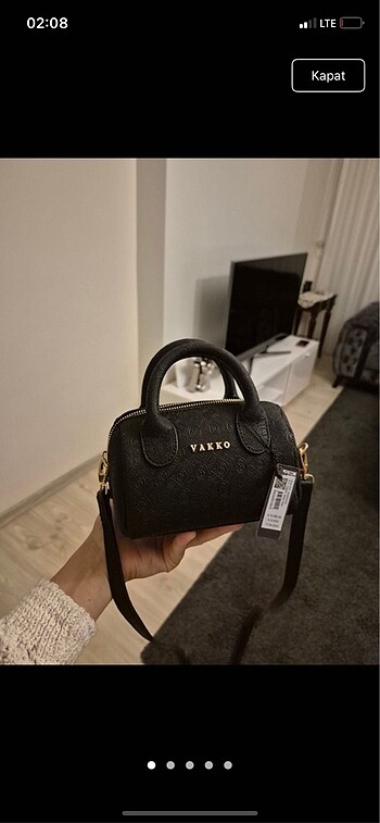 Vakko mini speedy çanta