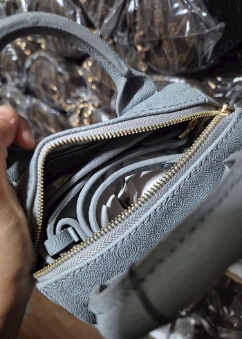 Vakko Vakko Gri Mini speedy çanta