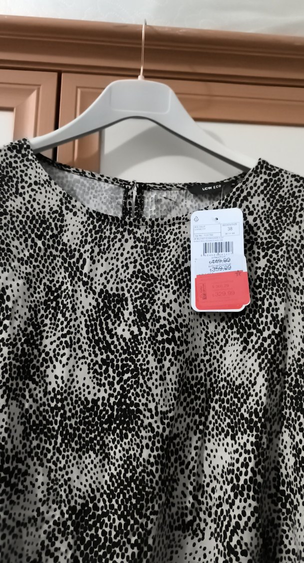 Yılan Desenli Kadın Triko Bluz - Görsel 3