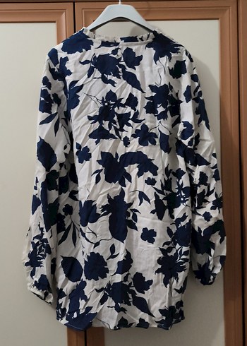 Uzun Kollu V Yaka Bohem Gömlek - Görsel 2