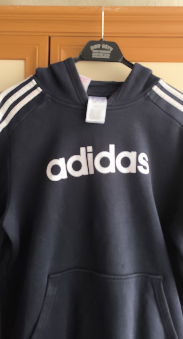 Erkek Çocuk Siyah Adidas Sweatshirt - Görsel 4