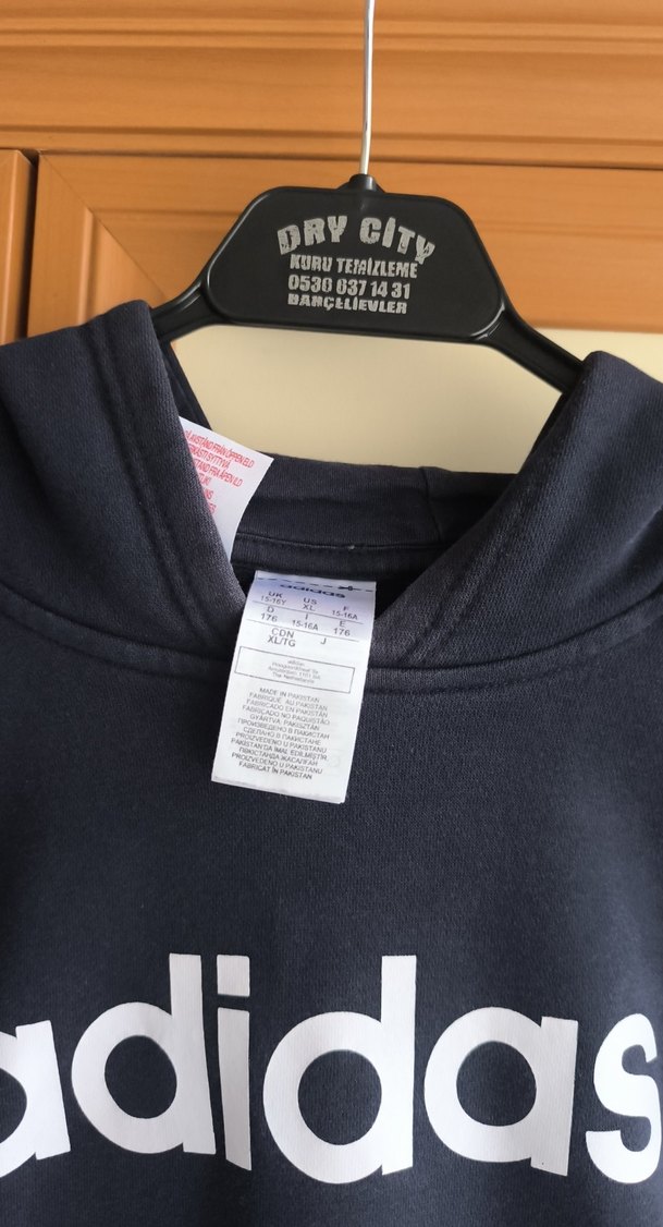 Erkek Çocuk Siyah Adidas Sweatshirt - Görsel 5