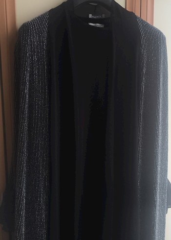 Siyah uzun kadın elbise - Görsel 8