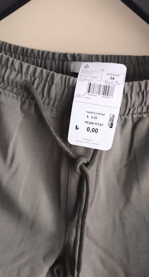 yeşil ama kamerada farklı çıkıyor Erkek Outdoor Eşofman Altı - Görsel 4