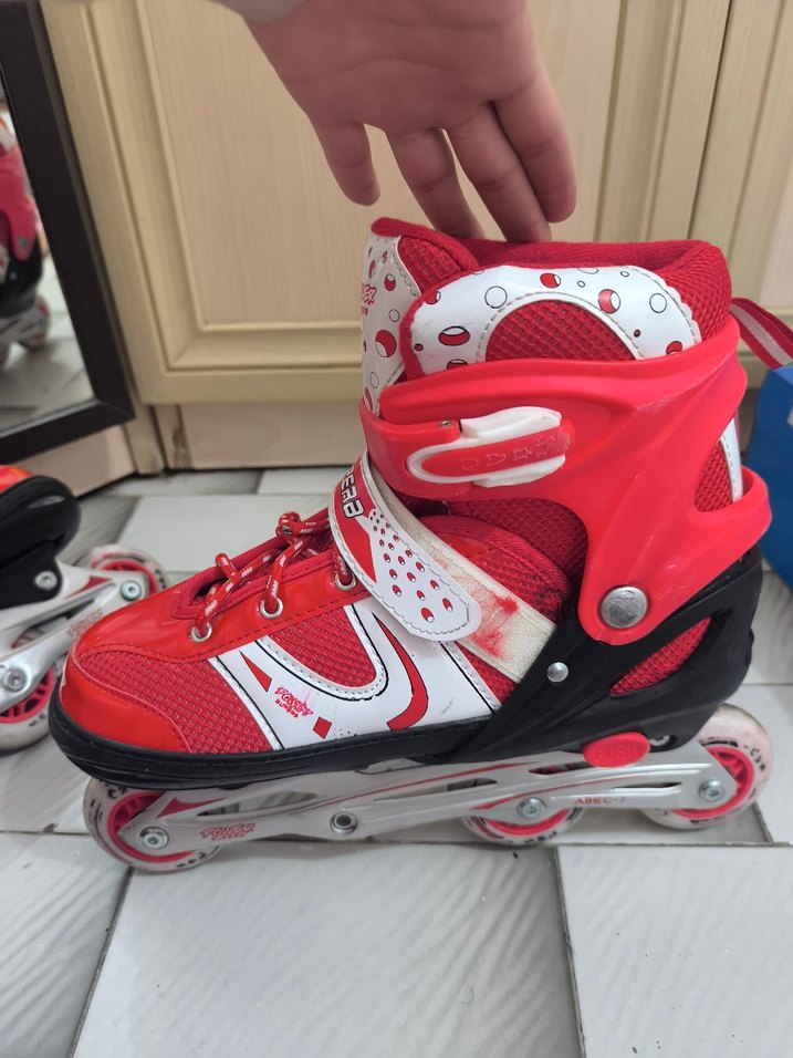 Erkek Kırmızı Spor Patenler - Görsel 4