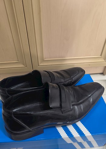 Klasik Siyah Tokalı Erkek Ayakkabı - Görsel 2